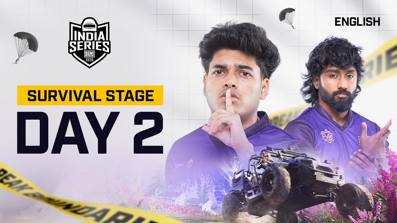 [English] BGIS 2026 | SURVIVAL STAGE | Day 2 #BGMILIVE #BGIS