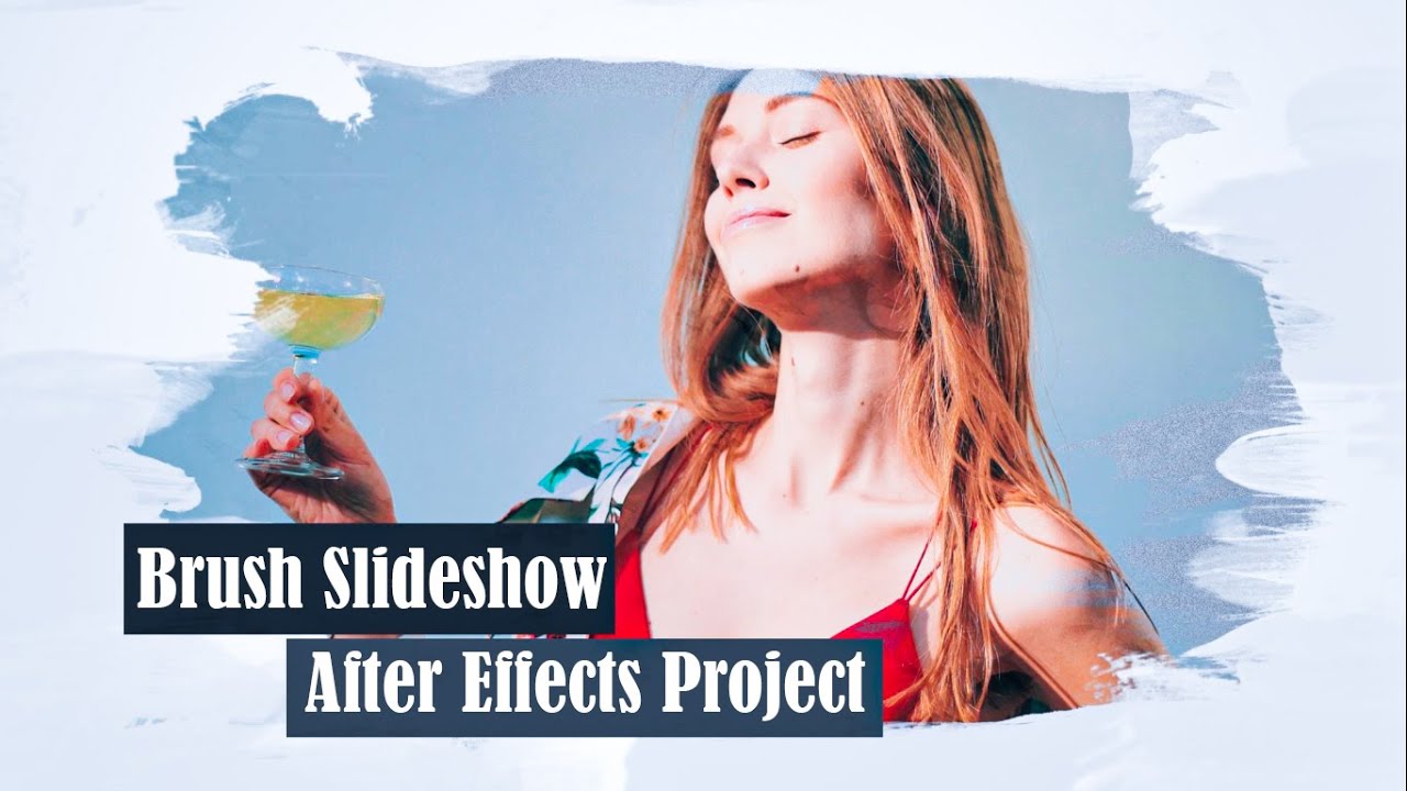 Brush Slideshow &ndash; Free Download After Effects Project