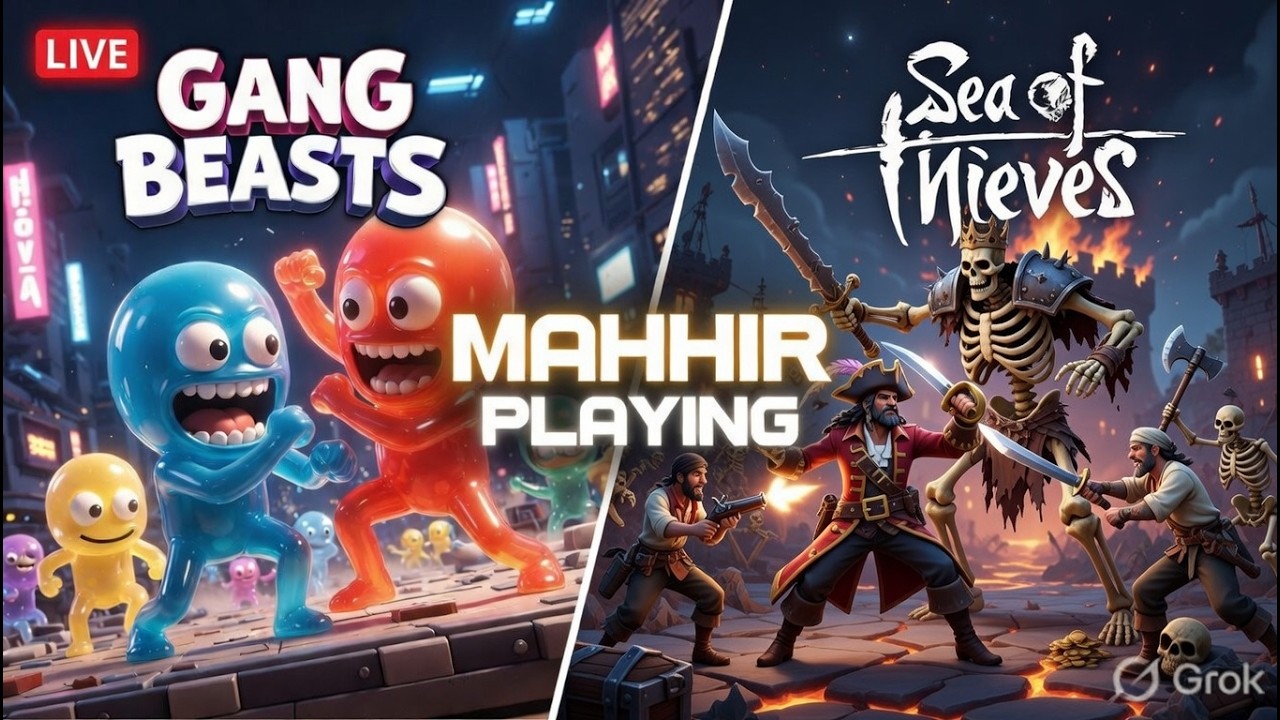 Aj hoga Dhulai In Gang Beast Late night Sea of Thieves | 1K Done 2K Loading
