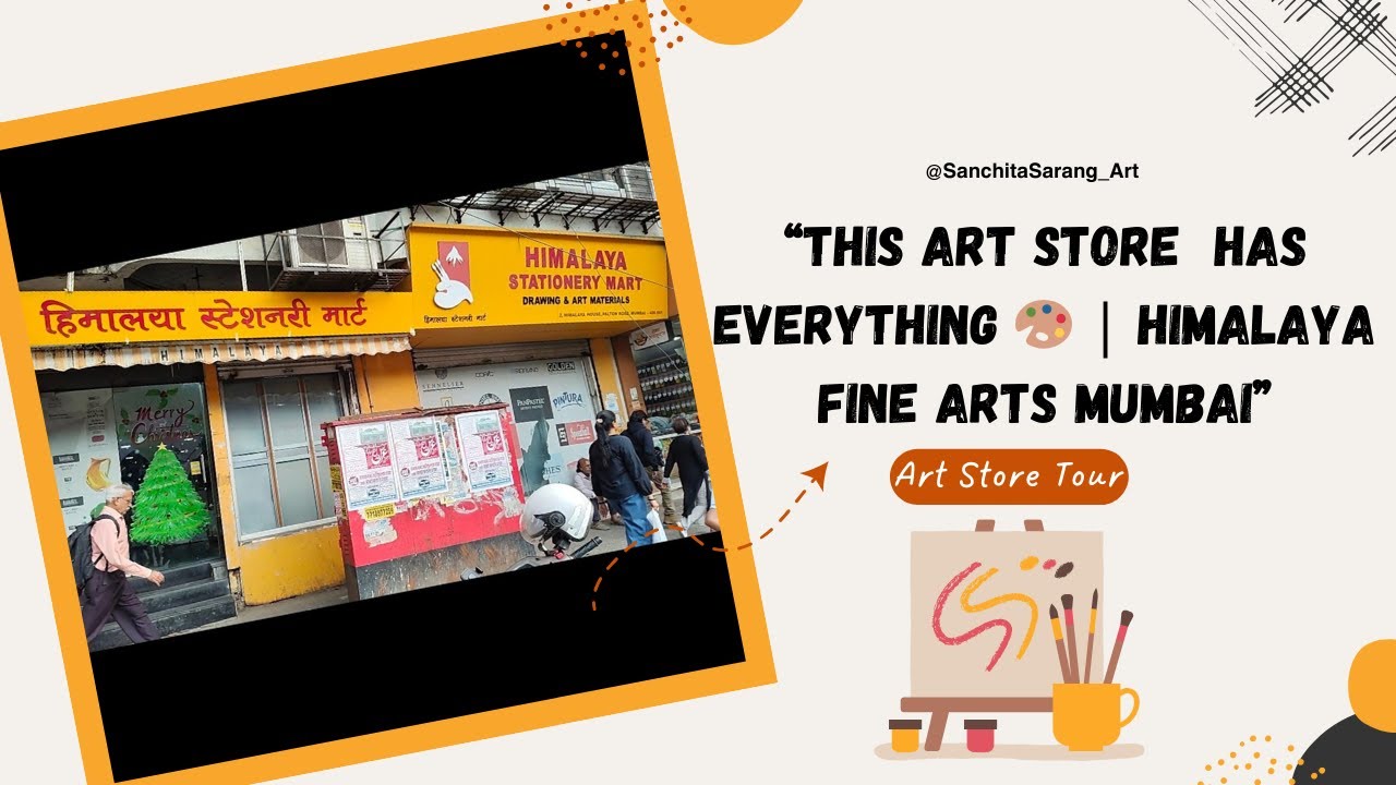 “Inside Mumbai’s Most Loved Art Store 🎨 | Himalaya Fine Arts (Hidden Gem!)” #ArtStoreTour