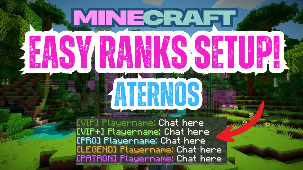 How to Add Custom Ranks and Prefixes on Aternos | LuckPerms Tutorial