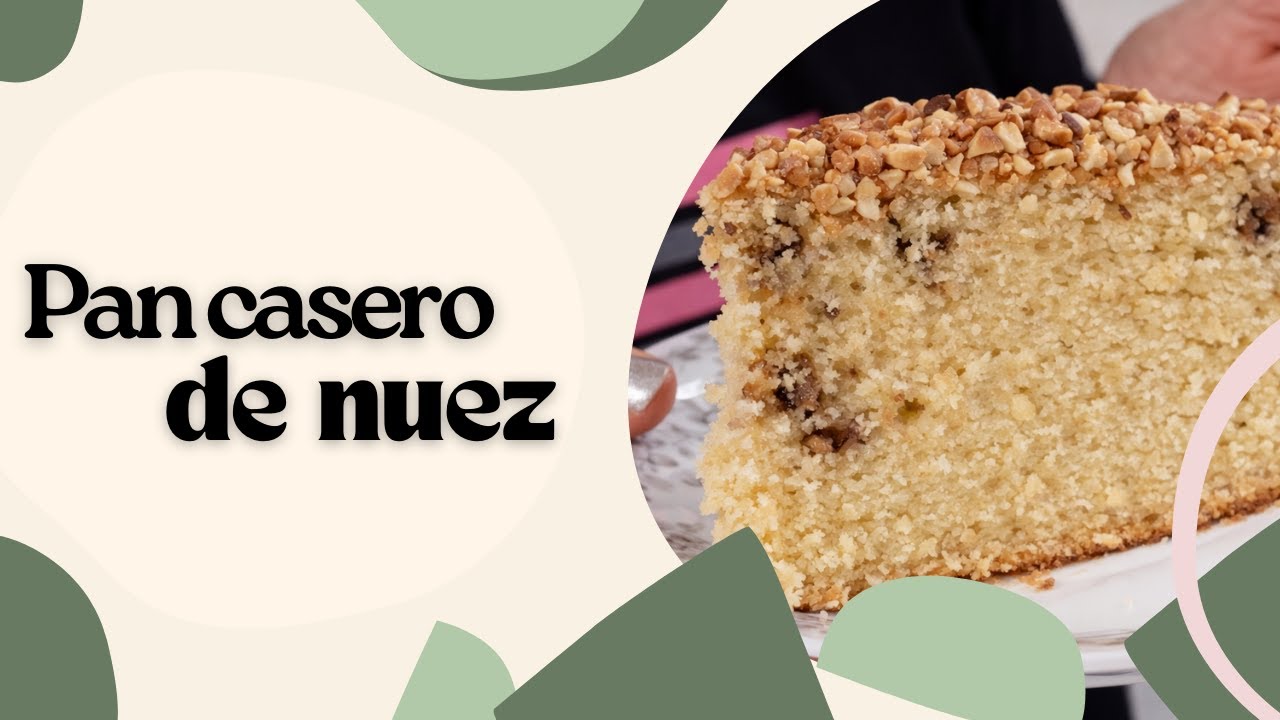 Pan Casero de Mantequilla y Nuez 🍞 | Suave y Esponjoso