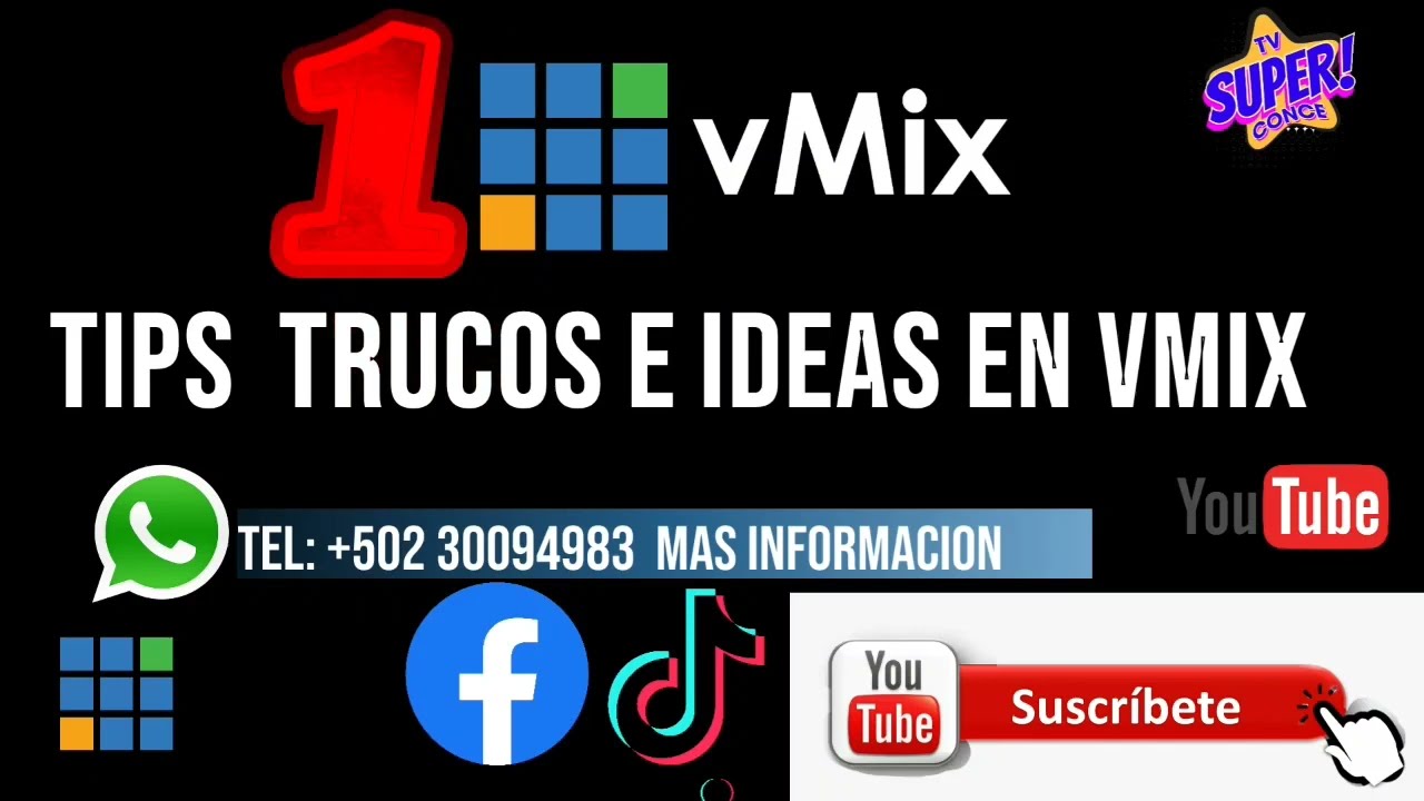 Tips Truco e ideas 1  en VMIX