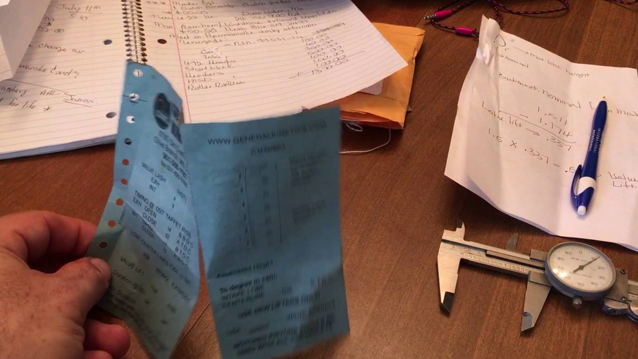 Как измерить кулачок распредвала для расчета подъема клапана
