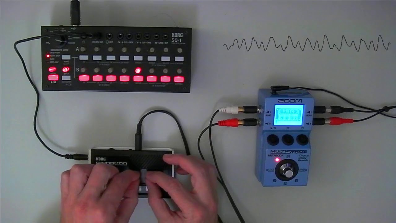 Korg SQ-1, Monotron, Zoom MS-70CDR - Pentatonic Soundscapes