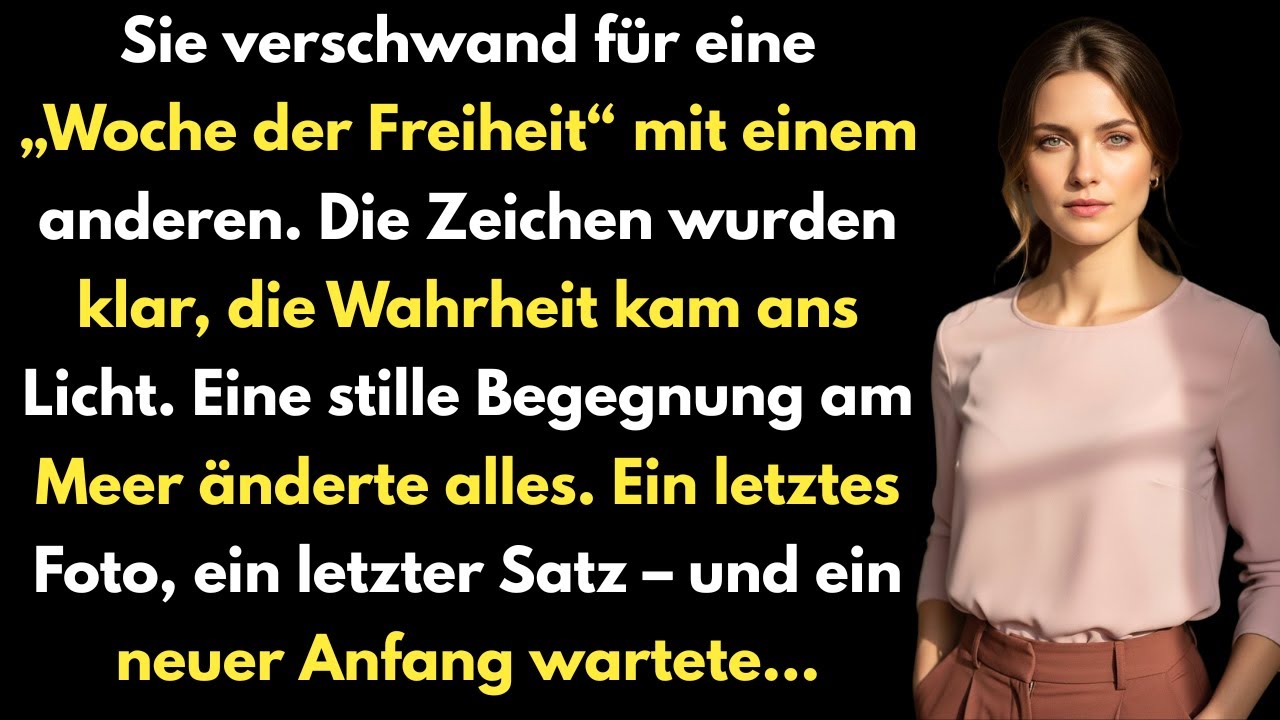 Für eine „Woche der Freiheit“ verschwand sie mit ihrem Liebhaber – bis die Wahrheit ans Licht kam…