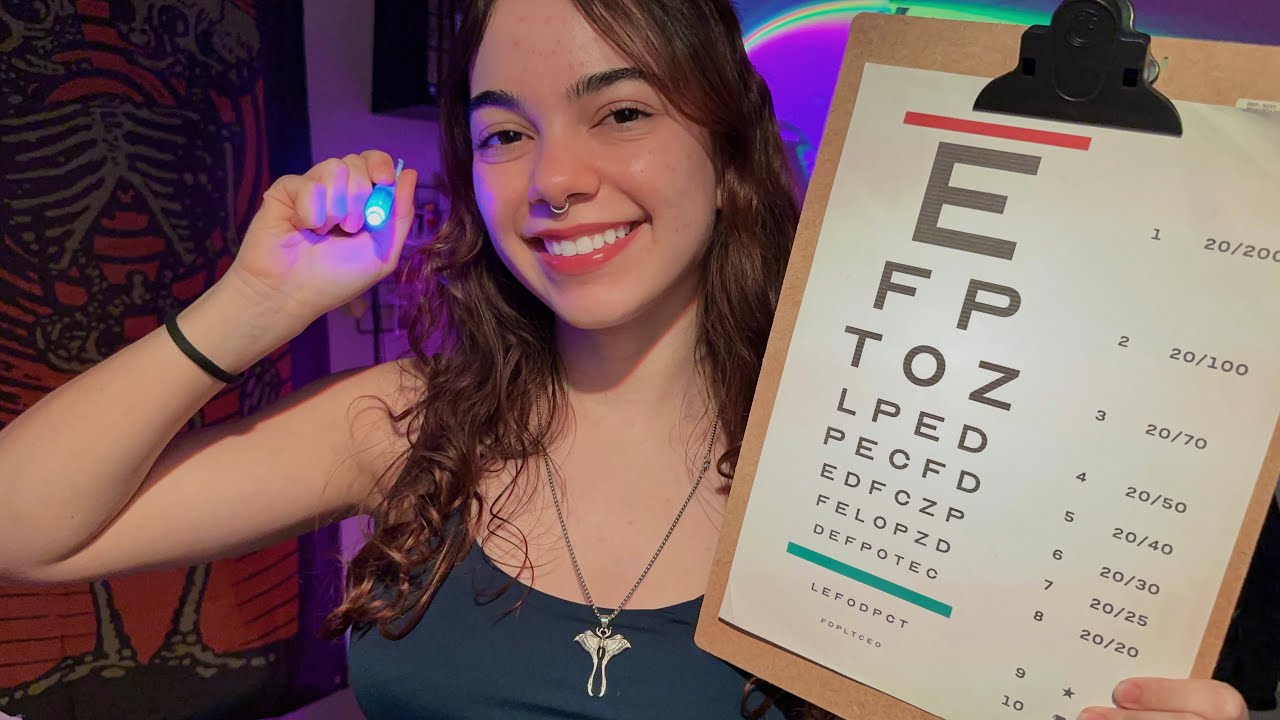 ASMR | Um exame na oftalmologista