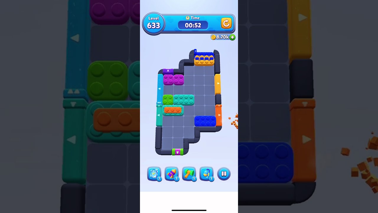 Solve Color Block Jam 633