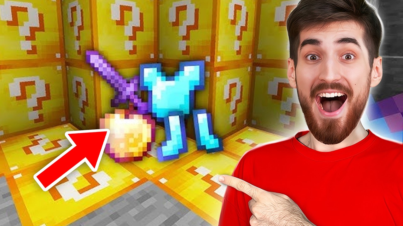 Deschid 100 Lucky Block-uri în MINECRAFT!