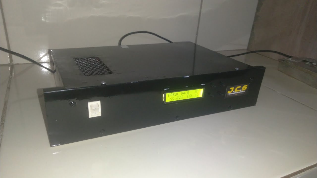 Transmissor fm 20 watts estéreo/ mono banda larga, jcs Transmissores whatsapp 99 992156473 