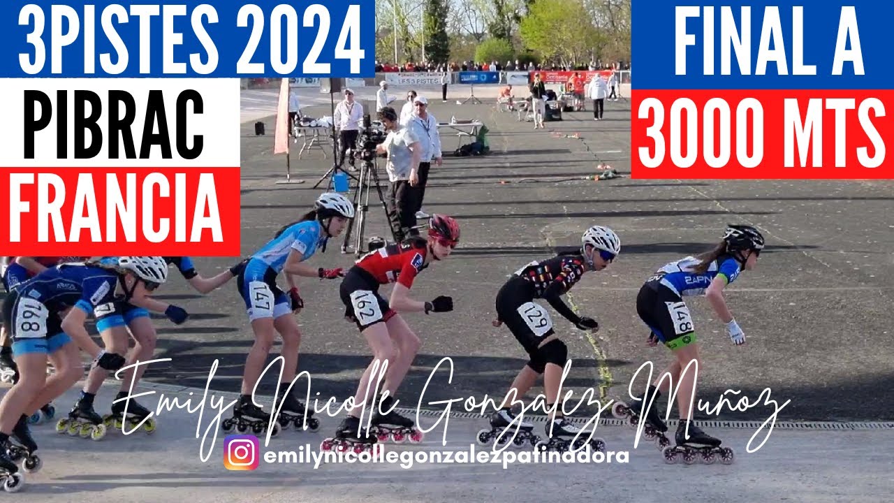 🇫🇷 Corriendo en 3pistes 2024 - Cadetes Final A 3000mts🥉, día 1 Pibrac - Francia 🥐🥖❤️final 3000mts