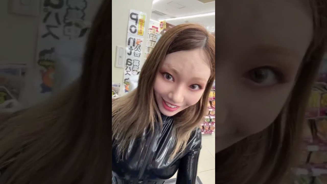 Wearing a latex suit, walking around the store, is the black suit slippery underneath? 🤔🥱