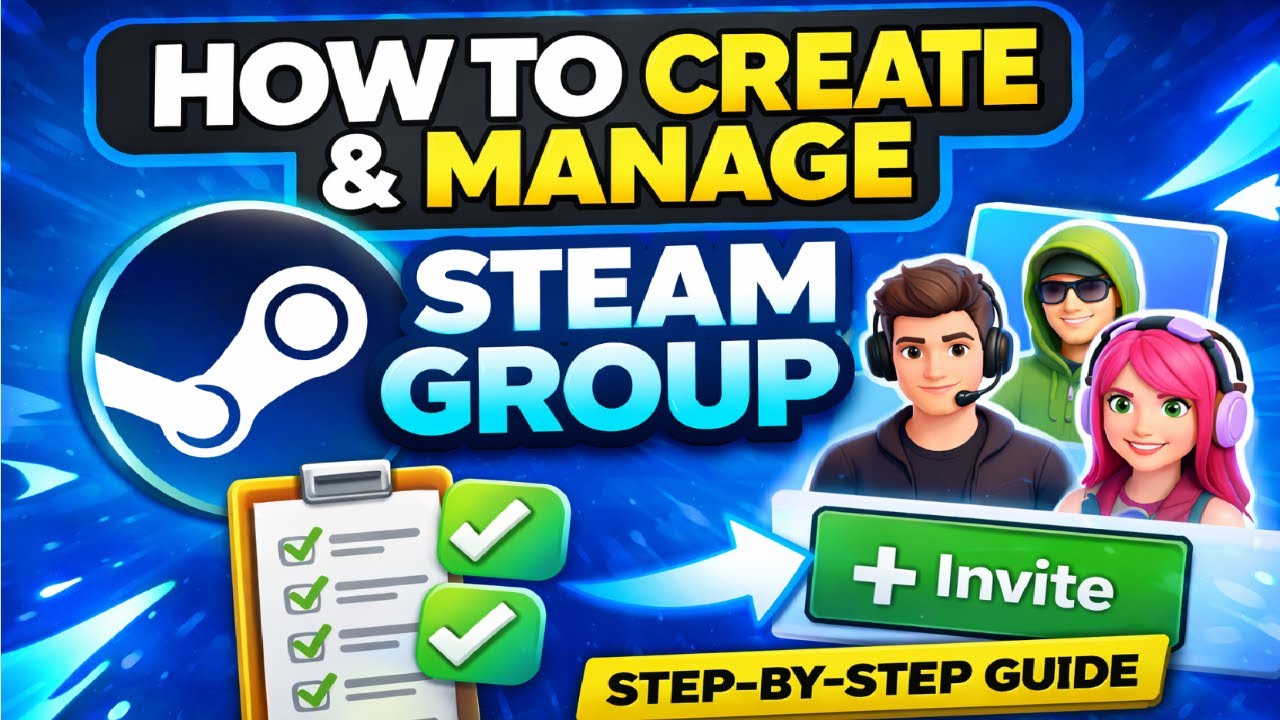 How to Create and Manage a Steam Group (Step-by-Step Guide)