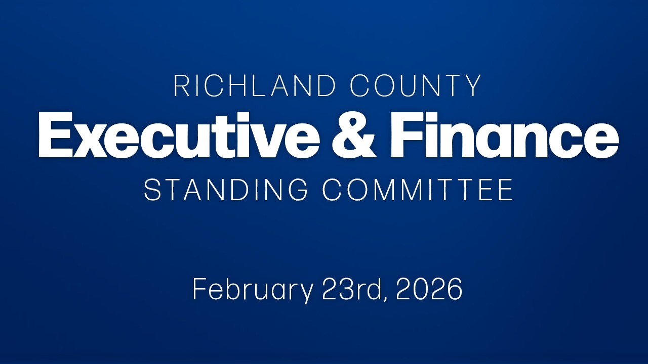 Executive & Finance Standing Committee - 2026/02/23