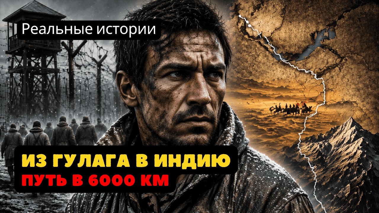 Сбежал из лагеря смерти и пересёк Гималаи. Побег из Гулага Славомира Равича. Реальные истории.
