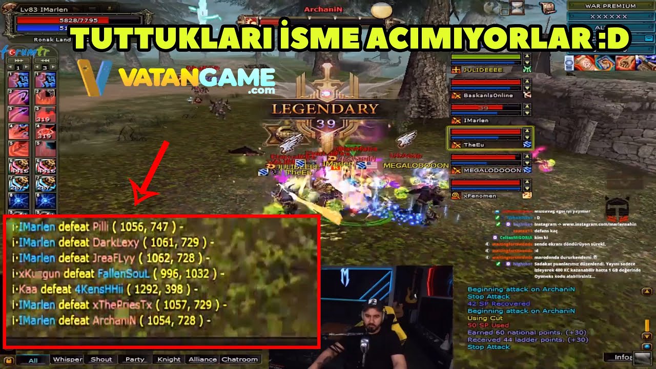 MARLEN - Asas Party ile Pk'ya &Ccedil;ıkıyor | Sayfa Atmak Onun İşi :D ! Knight Online