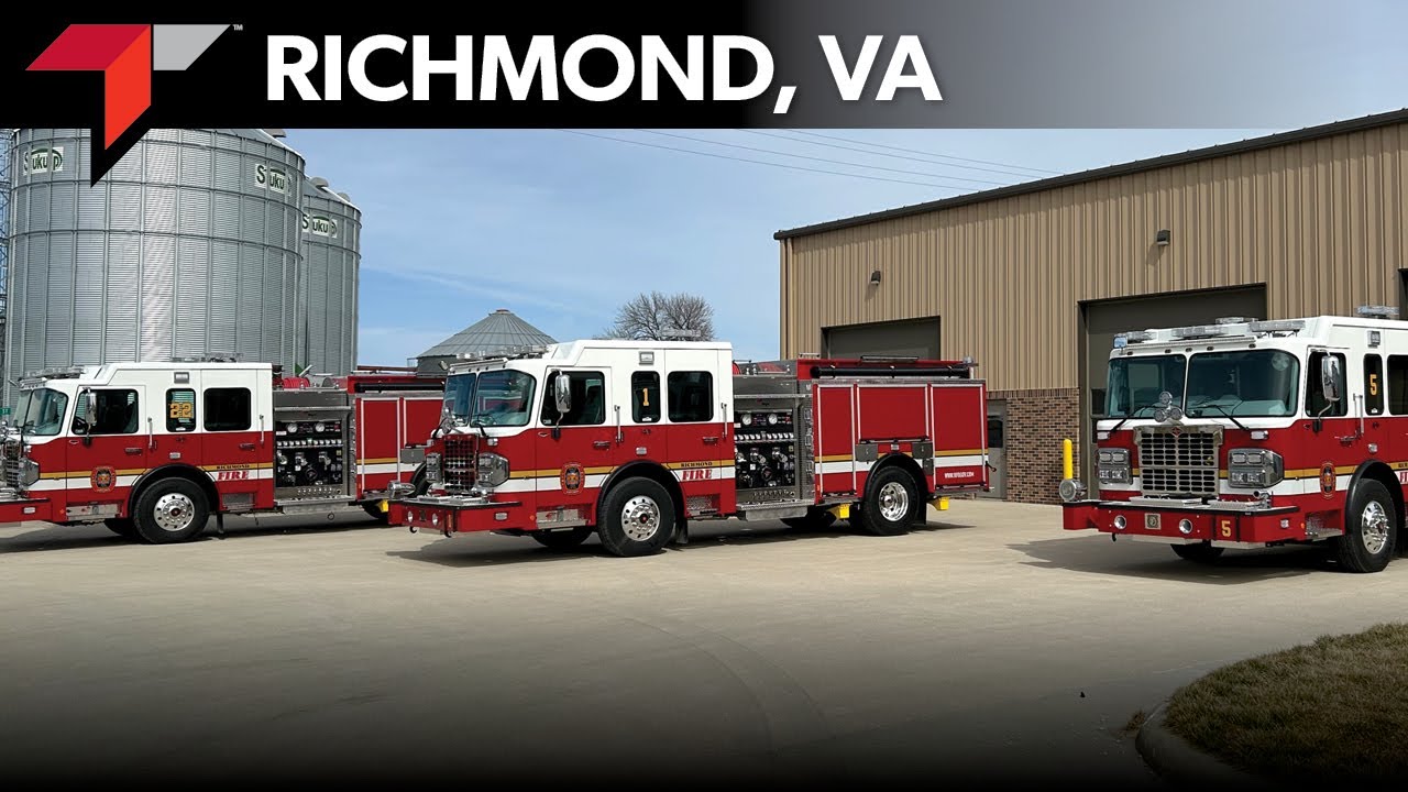 Richmond, VA Three Toyne Pumpers Delivery Video