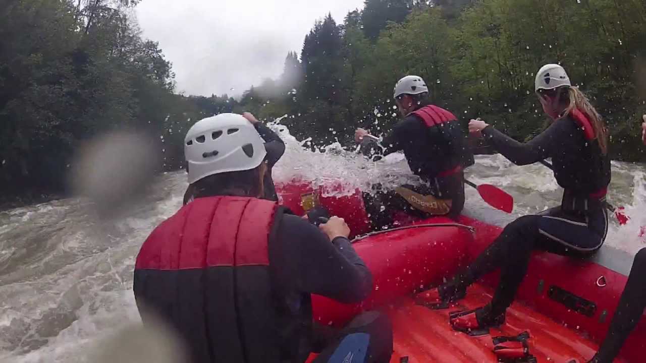 Rafting in der Salzach bei 5°C Wassertemperatur // GoPro // Österreich