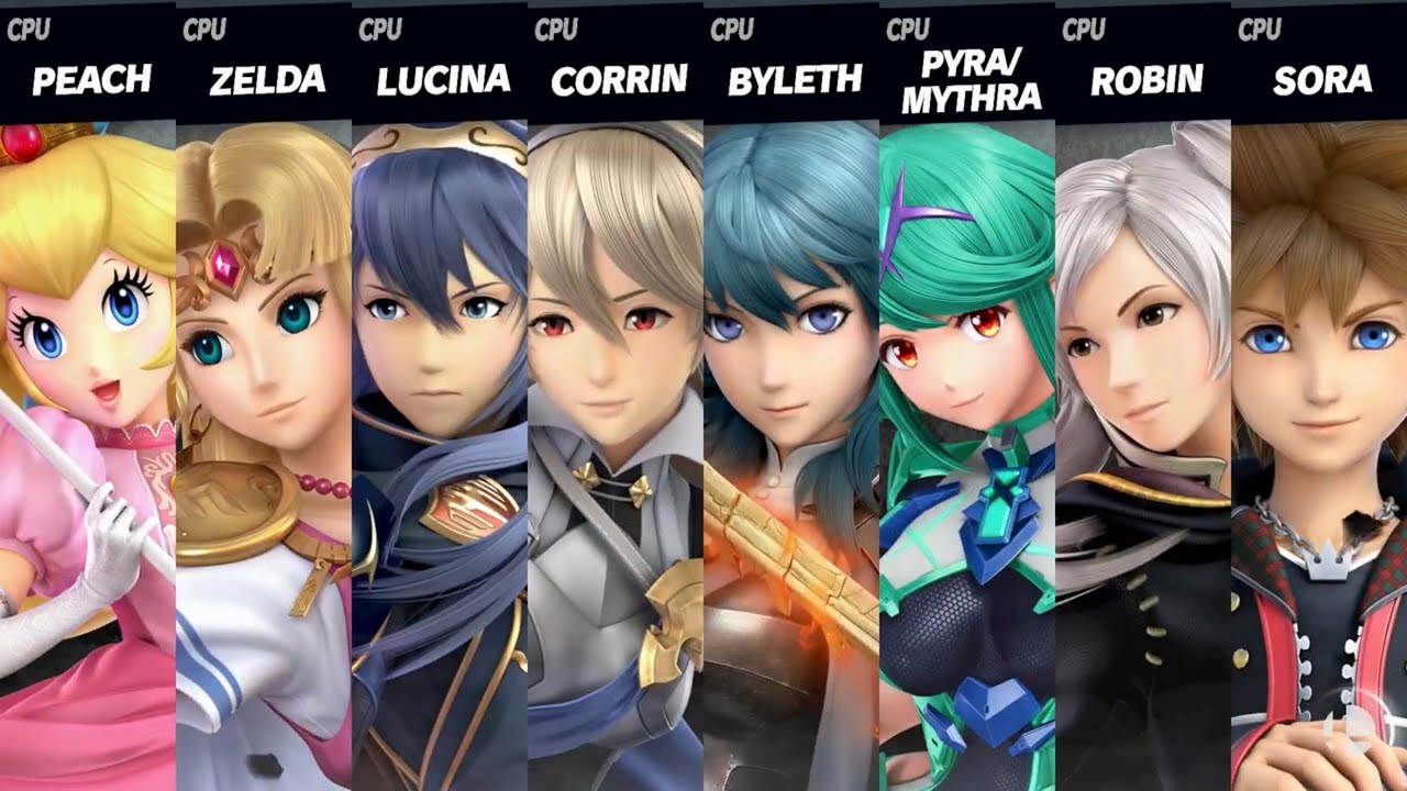 Super Smash Bros. Ultimate - Girls love Sora!