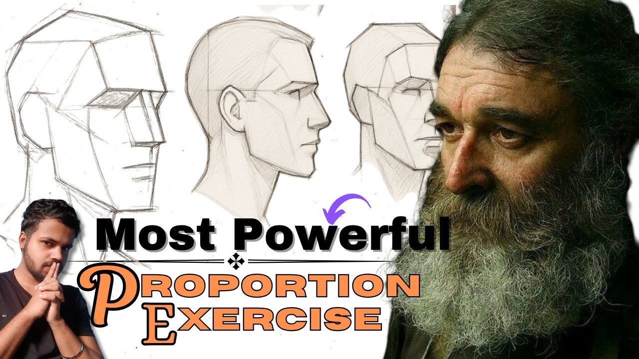 PROPORTION | Most POWERFUL Drawing Exercise ! Artist Sanjay Debnath