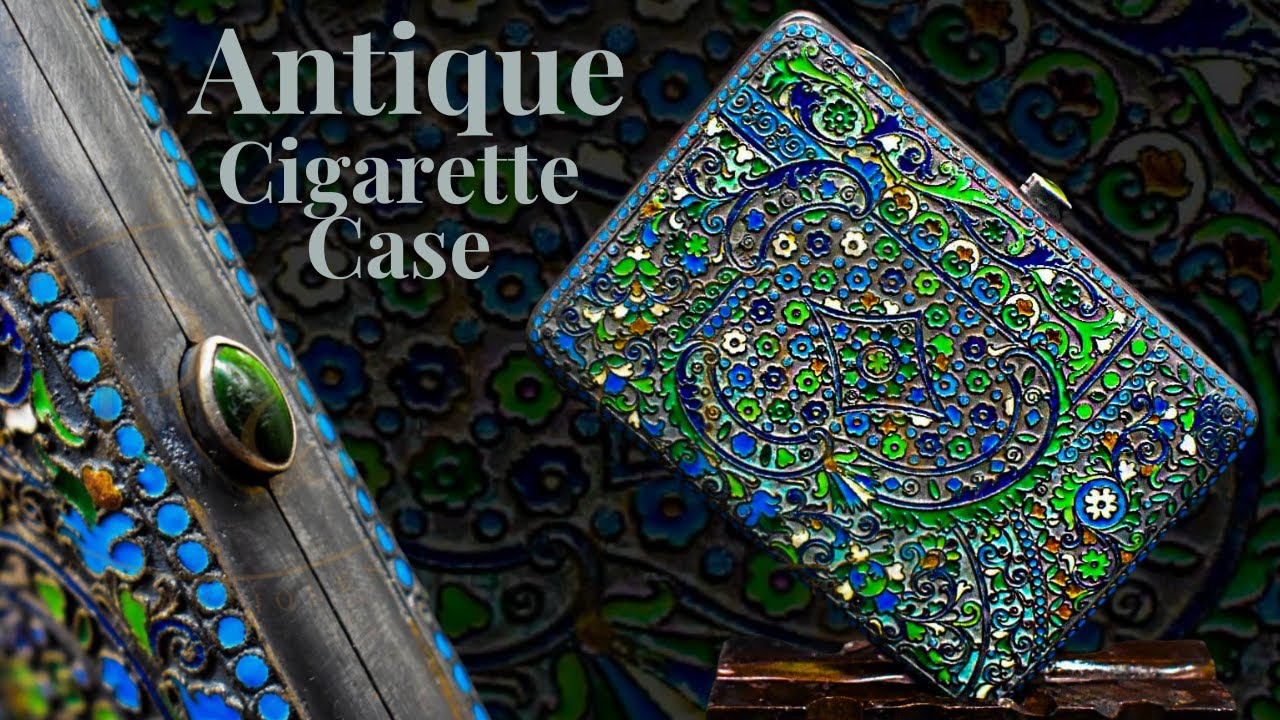 Russian Silver-Gilt & Enamel Cigarette Case