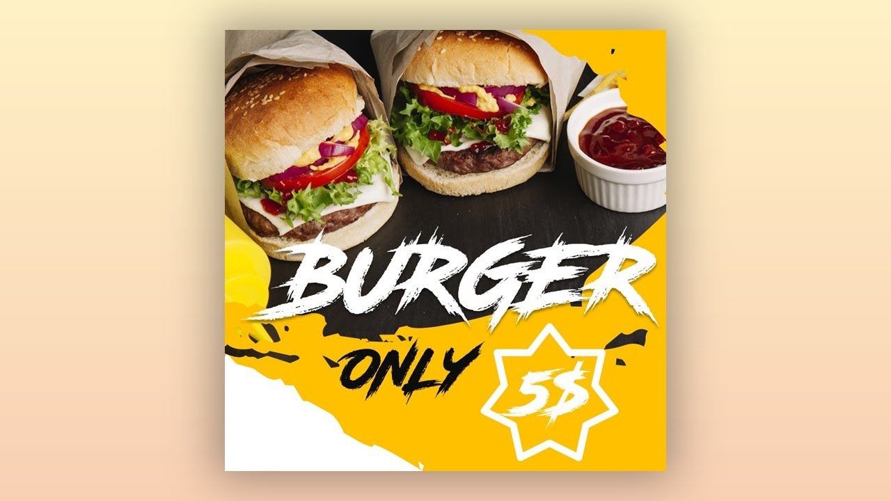 How to Create a Food Poster in PowerPoint | Social media & PowerPoint