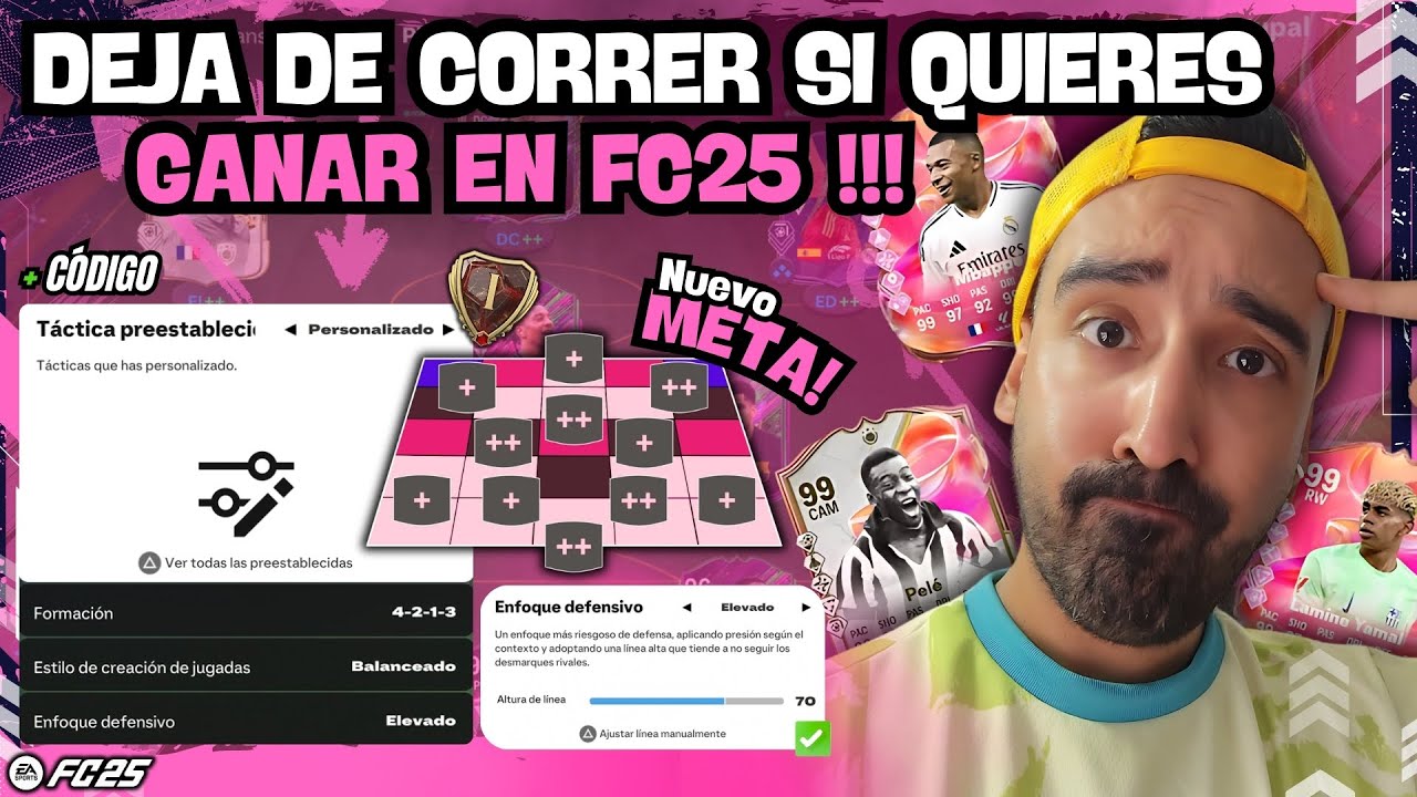 ✔️ TIENES QUE HACER ESTO PARA GANAR PARTIDOS EN FC25 TACTICAS 4213 META