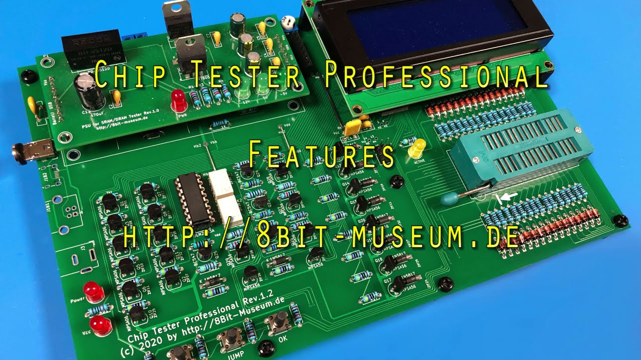 Fast Intro Clip: Retro Chip Tester Pro / IC Tester