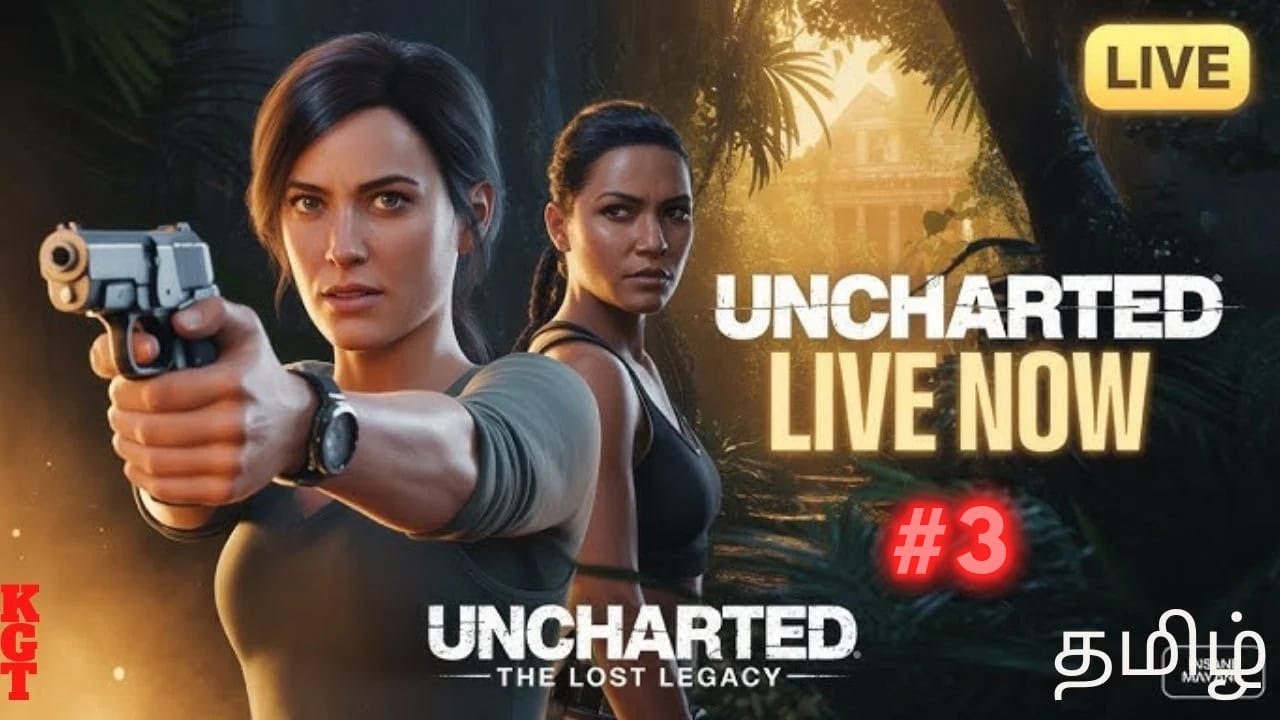 🏴‍☠️ Uncharted: The Lost Legacy – Live Gameplay | Epic Adventure & Story Action 🔥 Episode 3