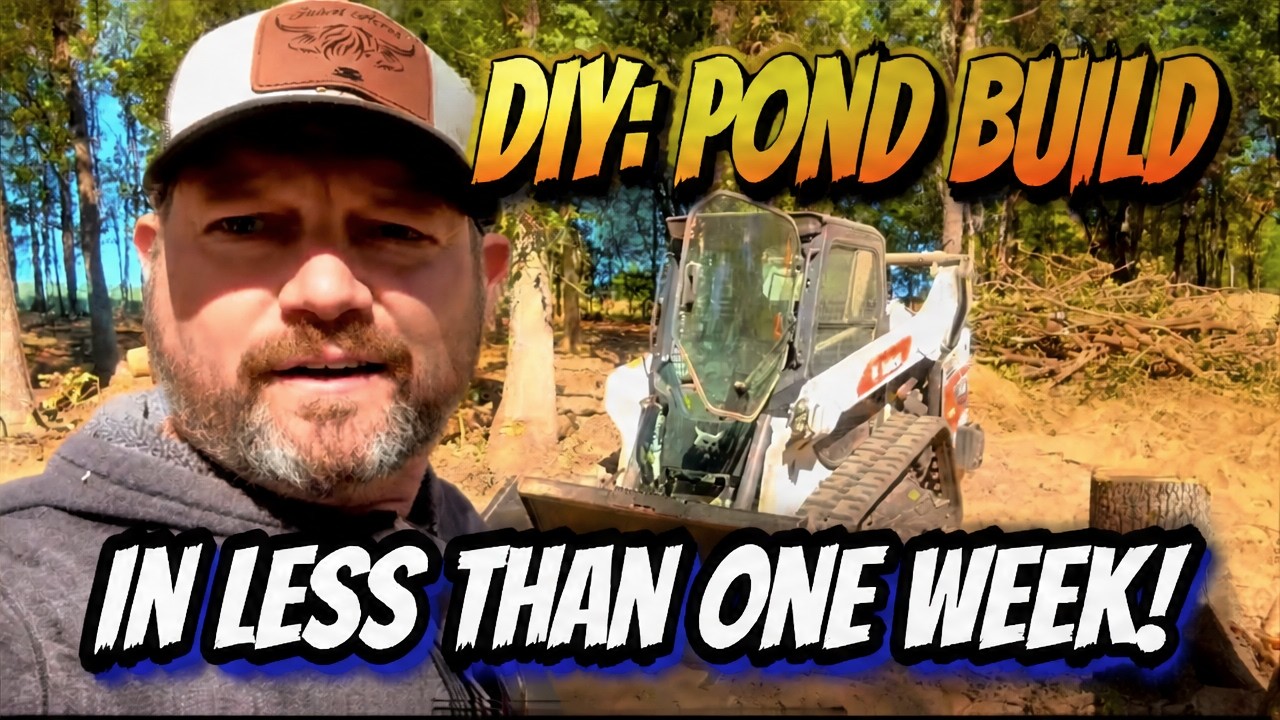 Building a Stunning Pond in Less than a Week!