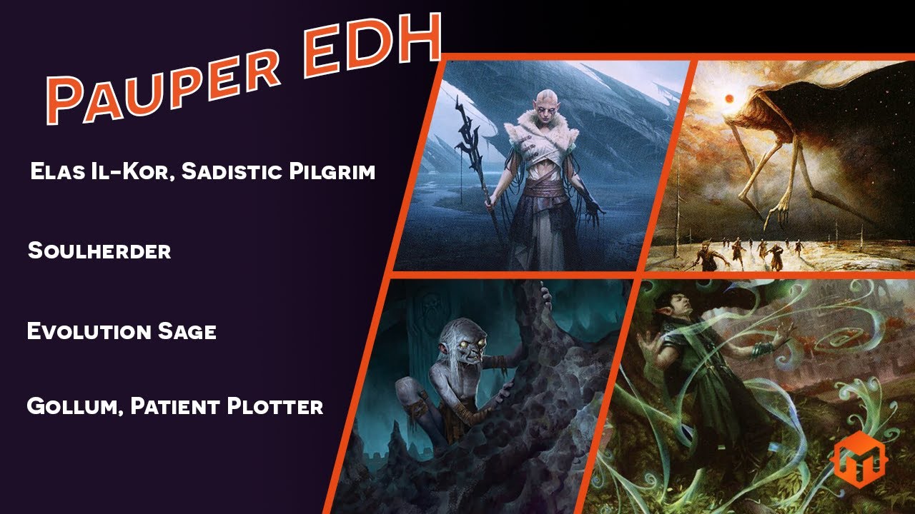 Pauper EDH - Elas Il Kor VS Soulherder VS Evolution Sage VS Gollum