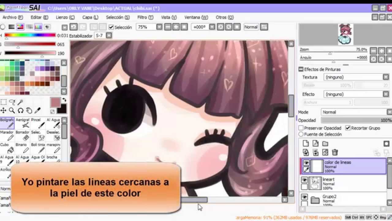 [TUTORIAL]~ Como cambiar el color del lineart ~
