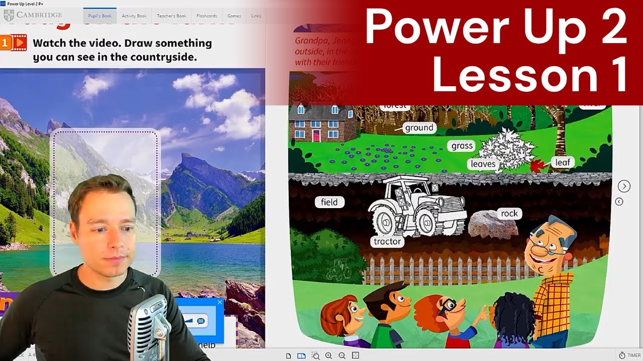 Learn Farm Vocabulary in English | Power Up 2 Pupil’s Book Level 2 Unit 1 Lesson 1 with Teacher AJ