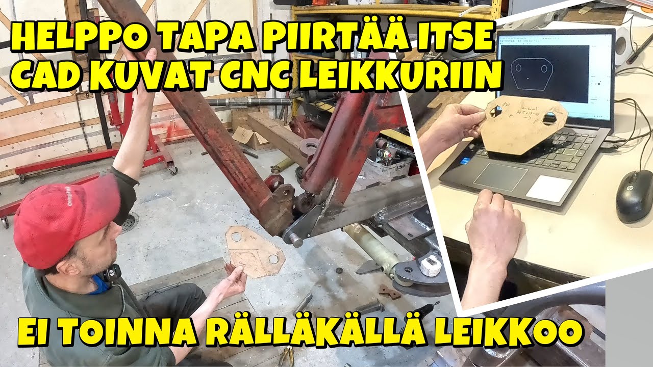 Kuinka piirtää helposti teräksien CNC leikkauskuvia - 3 tärkeää asiaa