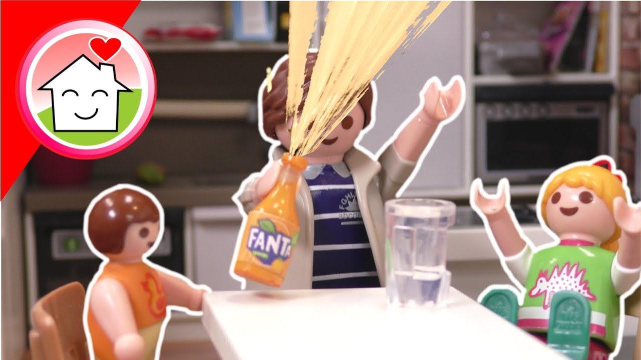 Playmobil Familie Hauser - lustige Streiche - Geschichte mit Anna und Lena