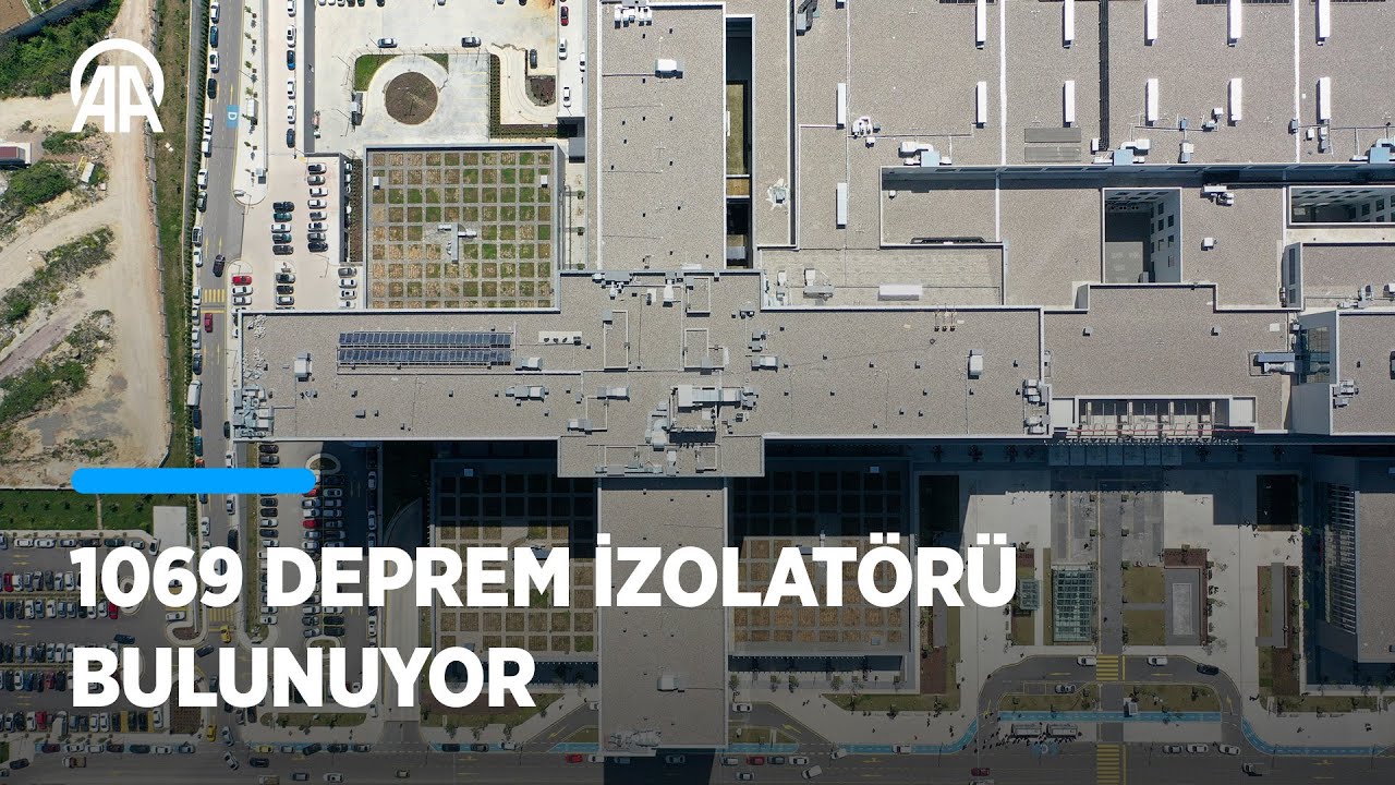 1069 deprem izolatörü bulunuyor | Kocaeli Şehir Hastanesi bölgenin 