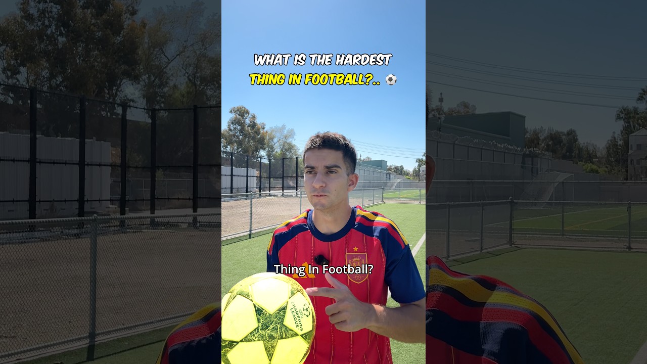 What&rsquo;s The Hardest Thing In Football? ⚽️ #football #soccer