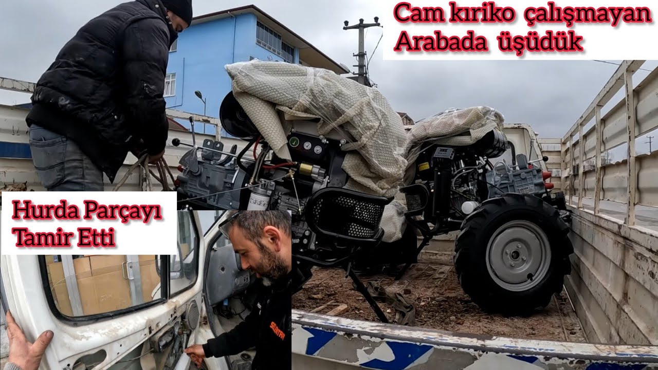 Ford Transit  Cam  Kirikosu Tamiri / Farmart MK4 Çapa Aparatı Testleri / Camı Açık Arabada Üşüdük?