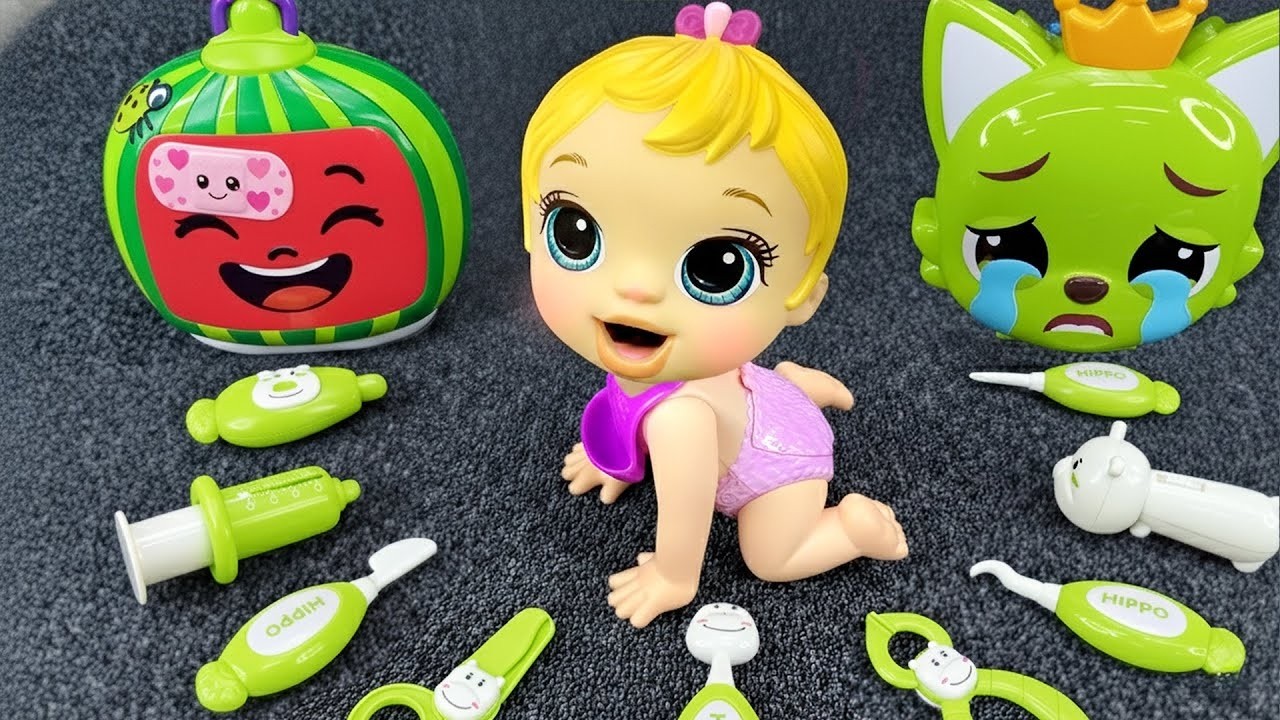 21 Minutes Satisfying with Unboxing Doctor Toys, Pinkfong Ambulance Playset ASMR