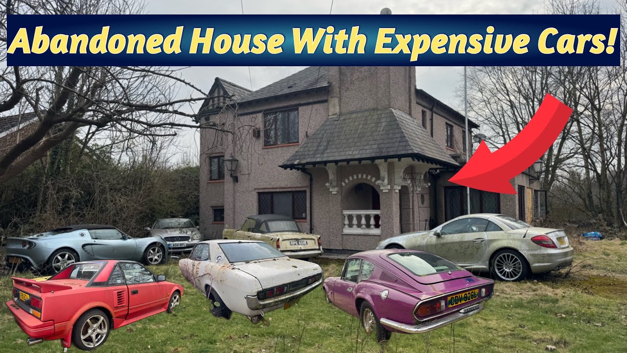 I Found A Mind Blowing Collection Of Cars At This Abandoned House Which Also Had Everything Left!…