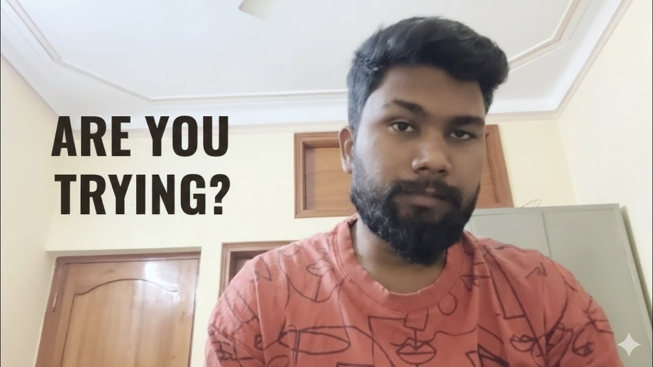 Stop Pretending You’re Trying.