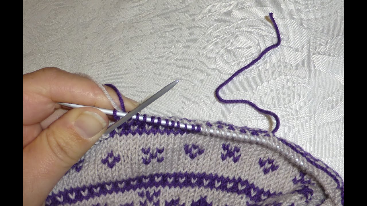 Hvordan legge til nytt garn eller skifte garn uten å måtte feste løse garnender etterpå.