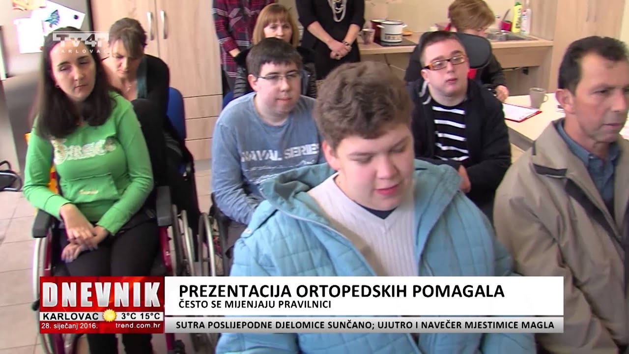 Prezentacija ortopedskih pomagala - prilog Tv4r - 28. 1. 2016.