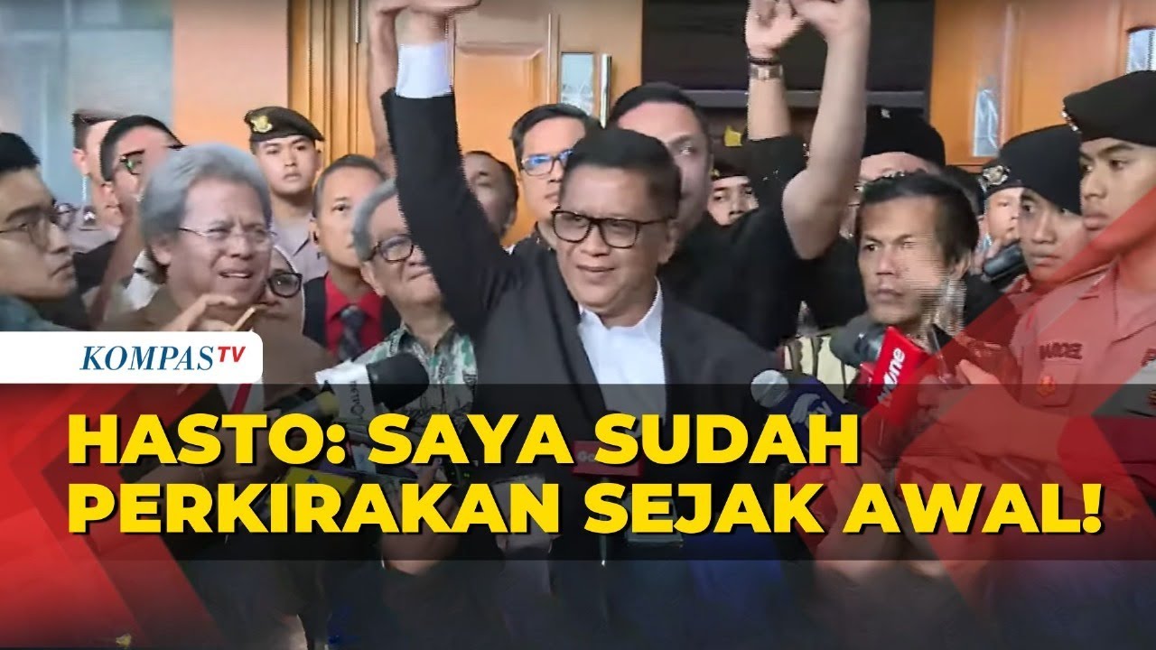 [FULL] Pernyataan Hasto Kristiyanto Usai Dituntut 7 Tahun Penjara Kasus Harun Masiku