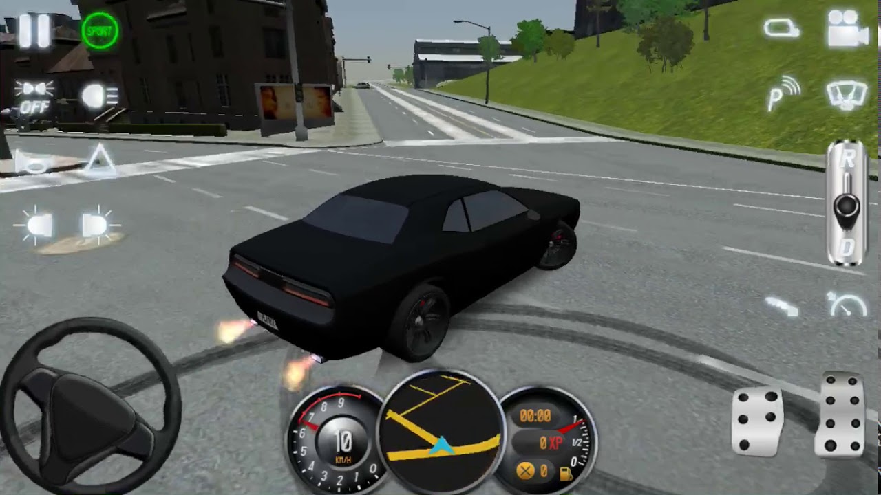 Vin Diesel&rsquo;in challenger arabasıyla yanlamak.