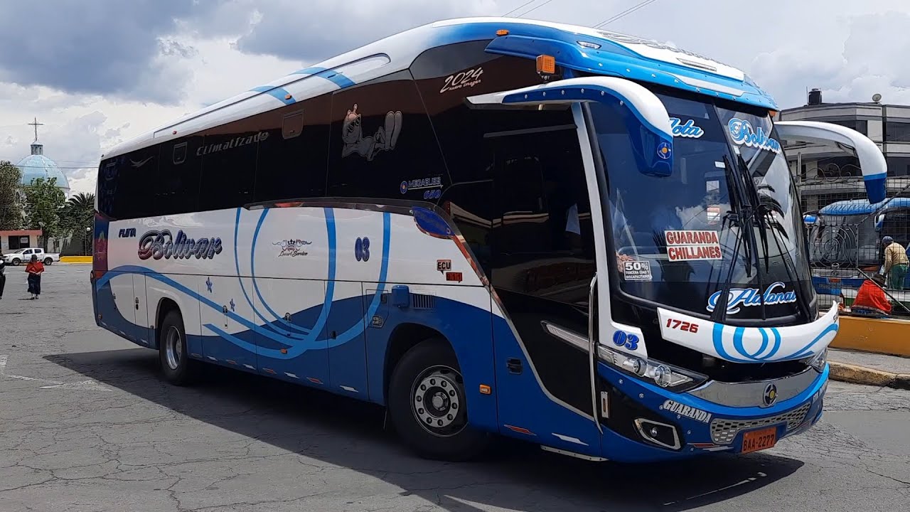 Trabajando el bus de Flota Bolívar