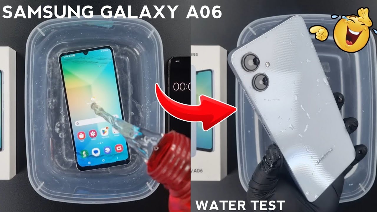 Samsung A06 Water Test 💦💧| Let's See If Samsung A06 is Really Waterproof Or Not?
