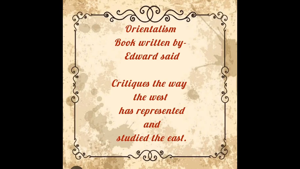 Orientalism 
