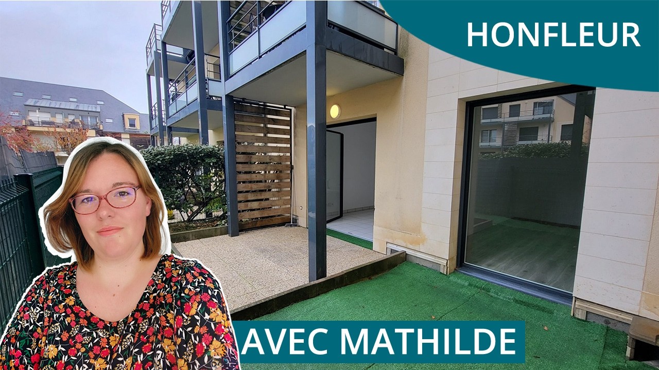 Appartement F2 en rez-de-jardin à Honfleur
