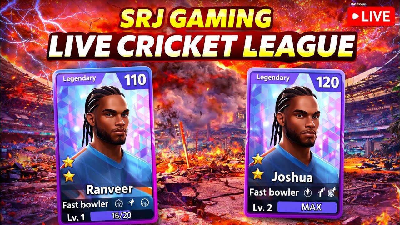 CRICKET LEAGUE LIVE GAMEPLAY!ROAD TO 3K SUBSCRIBE #cricket league game #cricket #giveaway #game